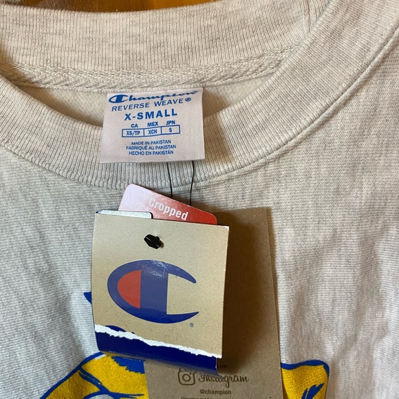 Vintage style Pitt Panthers Cropped sweatshirt - Picture 3 of 4